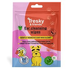 Tresky & Friends Pet Ear Cleansing Wipes 10units 42176  Προσωπική Φροντίδα