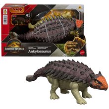 Mattel Jurassic World Mattel Jw Rebirth - Δεινόσαυροι Με Κινουμενα Μελη, Λειτουργια Επίθεσης Και Ηχους Ankylosaur Jw Rebirth - JGB87 / JGB90  Φιγούρες Δράσης
