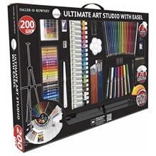 Σετ Ζωγραφικής Βαλίτσα Daler Rowney Simply Ultimate Art Studio Easel Set 200τμχ.  Σετ Χρωμάτων
