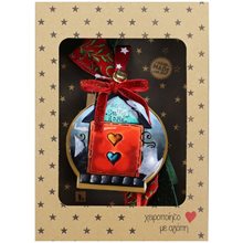 Synchronia Γούρι Μεταλλικό Σπίτι Στρογγυλό Home Sweet Home LU25010B  Γούρια