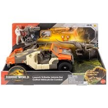 Mattel Jurassic World - Δεινοσαυρος Με Οχημα Και Φιγουρα JGB59  Φιγούρες Δράσης