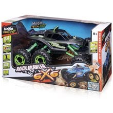 Maisto Τηλεκατευθυνόμενο Rock Crawler 6x6 Matte Black  Τηλεκατευθυνόμενα Οχήματα