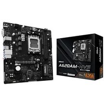 ASROCK MB A620AM-HVS, SOCKET AMD AM5, CS AMD A620A, 2 DIMM SOCKETS DDR5, HDMI/ D-SUB, PCI-E GEN 4.0, GIGABIT LAN, MICRO-ATX, 3YW.  Μητρικές κάρτες