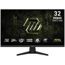 MSI MONITOR GAMING MAG 325QF E18V, FLAT RAPID VA WQHD, 32", 16:9, 300CD/M2, 3500:1, 0.5MS, 180Hz, 2560x1440, 2xHDMI/ 1xDP/ HP OUT, TILT, BLACK, 3YW.  Οθόνες Για Εργασία