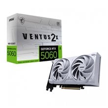 MSI VGA PCI-E NVIDIA GF RTX 5060 8G VENTUS 2X OC WHITE, 8GB/128BIT, GDDR7, HDMI/3xDP, DUAL FAN, 2 SLOT FANSINK, 3YW.  Κάρτες Γραφικών