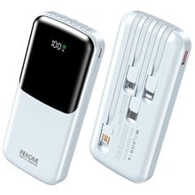 Power Bank 10000mAh PD 22,5W WK WP-65 2 Θέσεων, με καλώδιο USB-C/Lightning/Micro/USB Μπλέ  Powerbanks