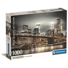 Clementoni Παζλ High Quality Collection New York Skyline 1000 τμχ - Compact Box  Παζλ Ενηλίκων