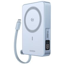 Power Bank 10000mAh 25W Qi2 UGREEN PB773 65958B με Ασύρματη Φόρτιση Magnetic και καλώδιο USB-C Γκρι  Powerbanks