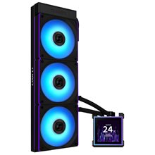 Lian Li Hydroshift II LCD-S 360CL Black - RGB AIO CPU Cooler - 3.4" Screen - 1851/1700, AM5/AM4  Τροφοδοτικά