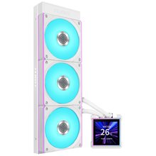 Lian Li Hydroshift II LCD-S 360CL White - RGB AIO CPU Cooler - 3.4" Screen - 1851/1700, AM5/AM4  Τροφοδοτικά