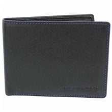 Πορτοφόλι Δερμάτινο Mario Rossi Ανδρικό BlackBlue 5930S  Πορτοφόλια
