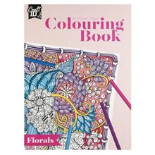 Craft ID Βιβλίο Ζωγραφικής 64 Σχέδια Α4 120gr Florals  Ζωγραφιές Απλές