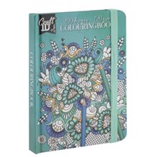 Craft ID Σκληρόδετο Βιβλίο Ζωγραφικής 100 Σχέδια Α6 (12x16cm) Λουλούδια  Ζωγραφιές Απλές
