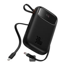 Baseus Powerbank Qpow 2 10000mAh 30w 2xUSB-C black  Powerbanks