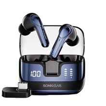 SONICGEAR DUAL MODE 2.4G/BT5.4 SUPERIOR 4MICS ANC/ENC EARPUMP XP2 OBSIDIAN  Bluetooth