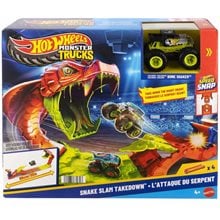 Mattel Hot Wheels Monster Trucks Πίστα - Έπιθεση Φιδιού JJN44  Hot Wheels - Matchbox - Πίστες