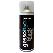 Ghiant Σπρέι 400 ml Μαύρο Gesso H2O  Gesso - Προετοιμασία