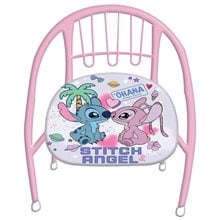 Καρεκλάκι Μεταλλικό 36χ35χ36εκ Stitch Girl 000565928  Έπιπλα Γραφείου