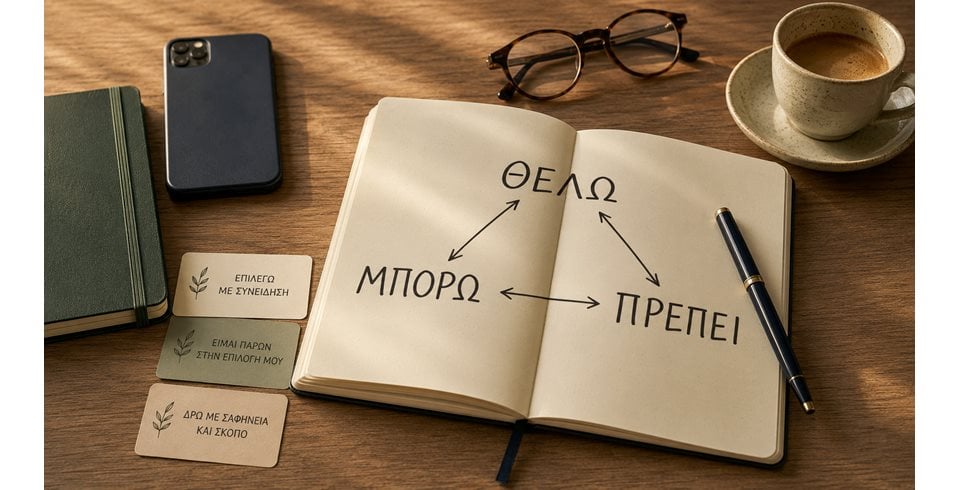 Θέλω, μπορώ, πρέπει: πώς παίρνουμε καθαρές αποφάσεις
