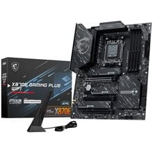 MSI MB X870E GAMING PLUS WIFI, SOCKET AMD AM5, CS AMD X870E, 4 DIMM SOCKETS DDR5, HDMI/ DP, PCI-E GEN 5.0, 5G LAN, WIFI7, ATX, 3YW.  Μητρικές κάρτες