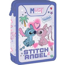Κασετίνα Must Διπλή Γεμάτη 15χ5χ21 Lilo & Stitch 000565996  Κασετίνες Γεμάτες
