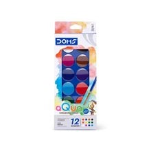 Doms Νερομπογιές 23mm 12τμχ. 000080550  Νερομπογιές