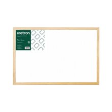 Metron Πίνακας με Ξύλινη Κορνίζα 60χ90 Λευκός 908.093551  Πίνακες Μαρκαδόρου