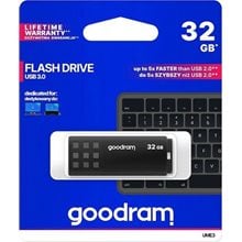 Goodram USB Flash Drive 3.2 UME3 Memory Stick 32GB Black  Usb Sticks
