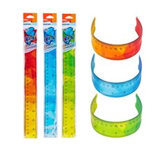 Deli Χάρακας Flexi 30cm Twistme Ass.Col. EH651  Χάρακες