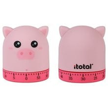 itotal Χρονόμετρο 6x6x5cm Pig XL2538  Ρολόγια