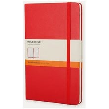 Moleskine  Σημειωματάριο Notebook L Ruled Scarlet Red Hard Cover 13χ21cm  Σημειωματάρια