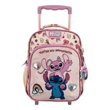 Τσάντα Τρόλεϊ Νηπίου 27χ10χ31εκ. 2Θήκες Stitch & Angel you are my Favorite 000565971  Τσάντες Νηπιαγωγείου