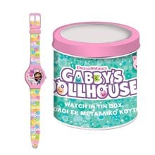 Ρολόι Σε Μεταλλικό Κουτί Gabbys Dollhouse 000574089  Ρολόγια