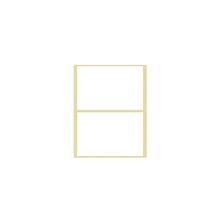 Ετικέτα Νο 2  98mm X  72mm λευκή αυτοκόλλητη  Αυτοκόλλητες Ετικέτες