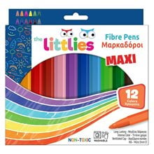 The Littlies Μαρακδόροι Χοντροί 12 χρώματα 000646034  Μαρκάδοροι Χονδρής Γραφής