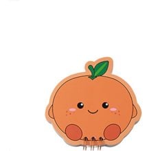 itotal Μπλοκάκι Σπιράλ 80φ. Fresh Vegetables 10x10.8cm Olly Orange  Σημειωματάρια
