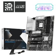 MSI MB PRO Z890-S WIFI6E, SOCKET INTEL LGA1851, CS INTEL Z890, 4 DIMM SOCKETS DDR5, DP/ HDMI, PCI-E GEN 5.0, 2.5G LAN, WIFI6E, ATX, 3YW.  Μητρικές κάρτες