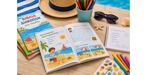 Βιβλία διακοπών: καλοκαίρι με ανάγνωση, παιχνίδι και φαντασία