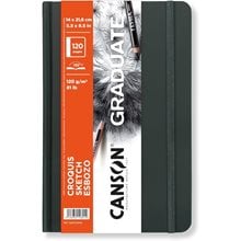 Graduate Canson Sketch Notes Hardcover Book Blue 90gr 14x21.6cm184 pages  Μπλοκ - Χαρτιά Ζωγραφικής & Σχεδίου