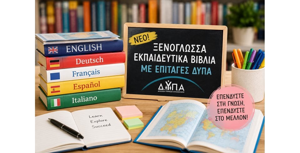 Ξενόγλωσσα Εκπαιδευτικά Βιβλία με επιταγές ΔΥΠΑ 2026