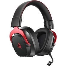QCY Heroad VT200 Pro Tri-mode Red Wired/Wireless/BT Gaming Headset 53mm Metal Headband PS4/PS5/PC  Gaming Headsets