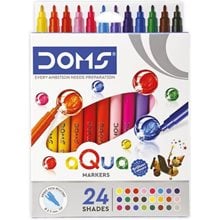 Doms Μαρκαδόροι Νερού 24τμχ. Ψιλής Γραφής 2.5mm 80611  Μαρκάδοροι Ψιλής Γραφής