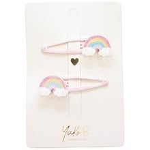 Yuko B Κοκαλάκια με Κλιπ Μαλλιών Rainbows YB-500-127  Παιδικά Αξεσουάρ Μόδας