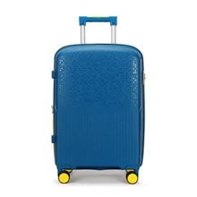 Βαλίτσα Ταξιδίου Τρόλει Amber 70εκ. 1017-AM-3  Μπλε-Κίτρινο  Βαλίτσες Ταξιδίου