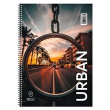 Τετράδιο Σπιράλ 17x25 Salko Urban 3θ. 90φύλλα.  Τετράδια Σπιράλ