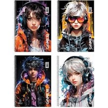 Τετράδιο Σπιράλ 17x25 Salko Gamer 3θ. 90φύλλα.  Τετράδια Σπιράλ