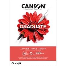 Μπλοκ Σχεδίου Graduate Ακρυλικό  Α4 300gr 20φ.  Μπλοκ Σχεδίου