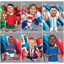 Τετράδιο Lipa Mill Soft Cover Football Icons A4 40φ  Τετράδια Καρφίτσα