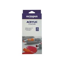 Ακρυλικά Σωληνάρια Octopus UNL-2366 12τεμ. 12ml  Ακρυλικά