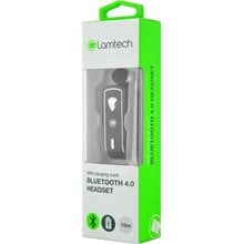 LAMTECH RETRACTABLE BT 5.3 CLIP ON HEADSET BLACK (HANGING CORD)  Handsfree
